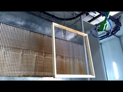 GR6160 หุ่นยนต์สีด้วยเทคโนโลยี AXPS ใช้ในอุตสาหกรรมเฟอร์นิเจอร์สําหรับชิ้นงานไม้เรียบ