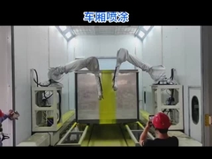 หุ่นยนต์ทาสี Techfly บนรถคันที่มีด้าน 7th axis สําหรับ 5 ด้าน