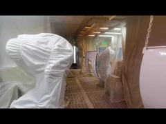 GR6150-1500 หุ่นยนต์ทาสี ทาสีสําหรับประตูของตู้รถไฟที่กันระเบิด